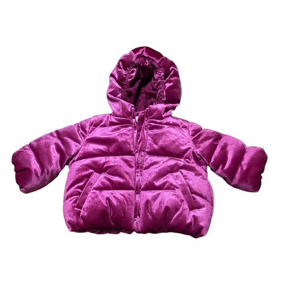 Other - Gymboree Puffer Jacket velvet baby girl